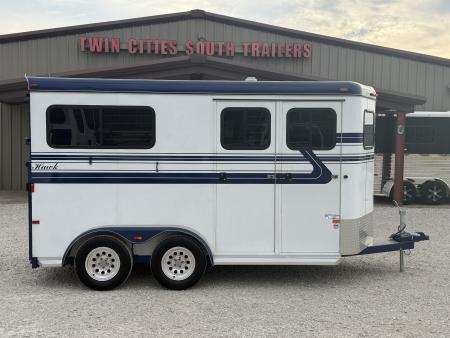 Used 2014 Hawk 2 Horse Bumper Pull Horse Trailer