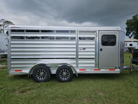 New 2026 Exiss Trailers Exhibitor Mini 615A Stock / Stock Combo Trailer