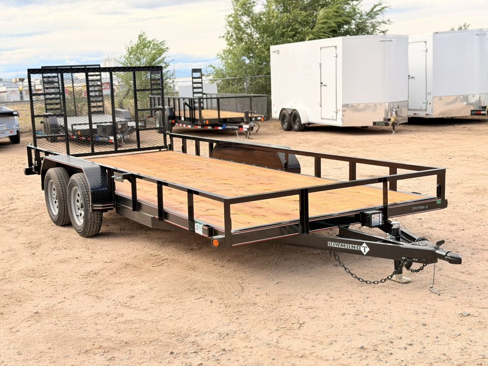 New 2027 Diamond T 7-18 Tandem Axle Ramp Gate Utility 7K GVWR