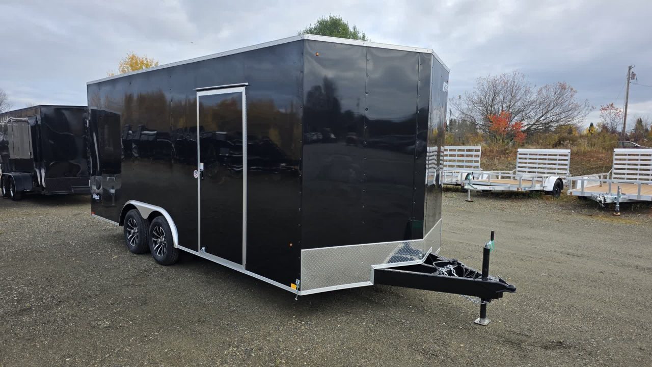 New 2027 Pace American 8.5 X18 KP-DXC10219-070 w/ALLOY WHEELS Car Hauler