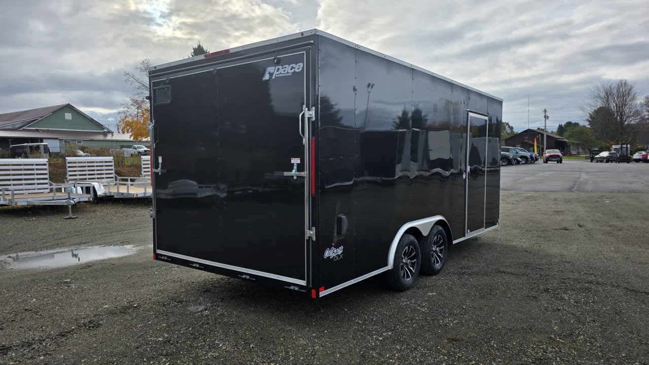 New 2027 Pace American 8.5 X18 KP-DXC10219-070 w/ALLOY WHEELS Car Hauler