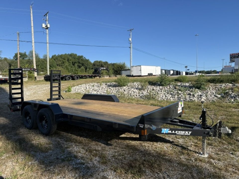 New 2027 Hillcrest Trailers 16+2 10k EQ Equipment Trailer