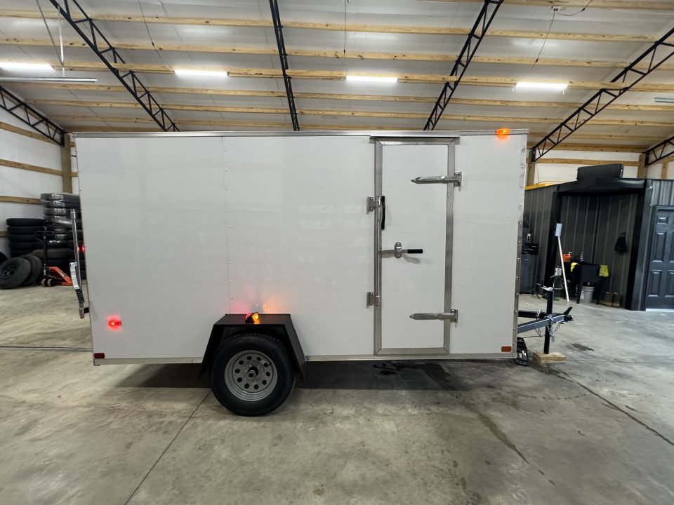 New 2027 Covered Wagon Trailers 6x12SA Economy Cargo / Enclosed Trailer