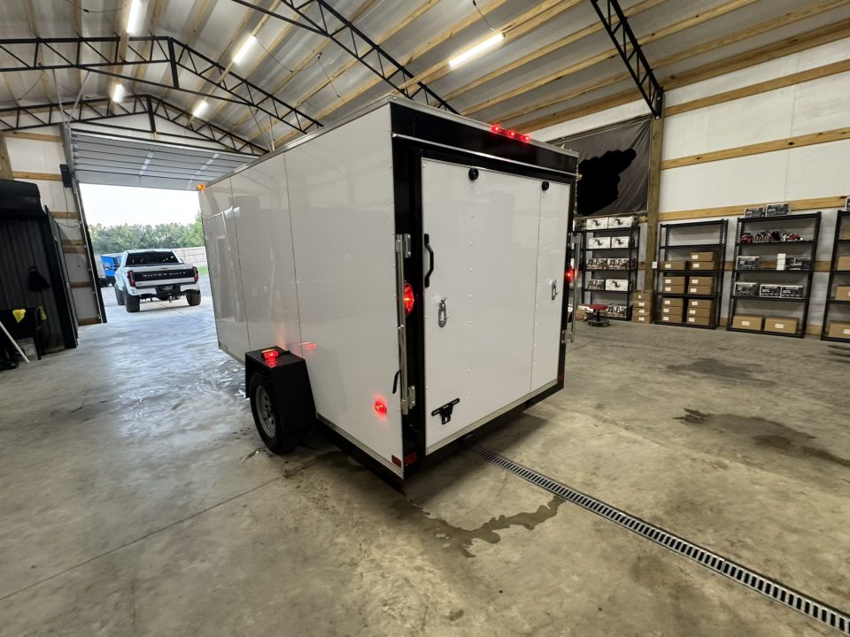 New 2027 Covered Wagon Trailers 6x12SA Economy Cargo / Enclosed Trailer