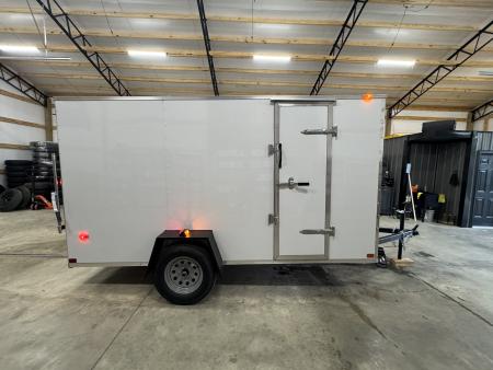 New 2027 Covered Wagon Trailers 6x12SA Economy Cargo / Enclosed Trailer