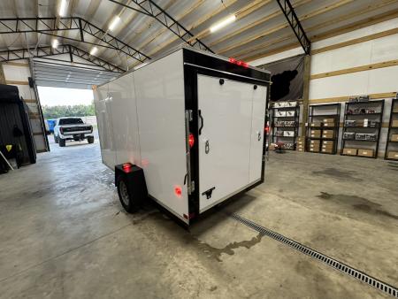 New 2027 Covered Wagon Trailers 6x12SA Economy Cargo / Enclosed Trailer