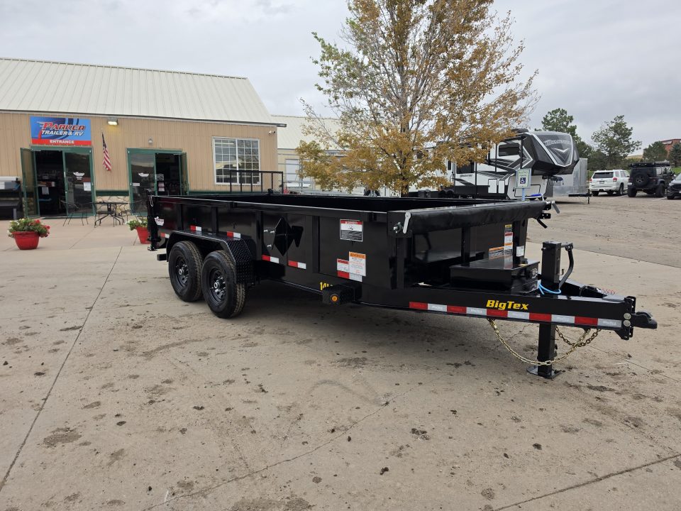 New 2027 Big Tex 14LP-16BK6SIRPD Dump Trailer