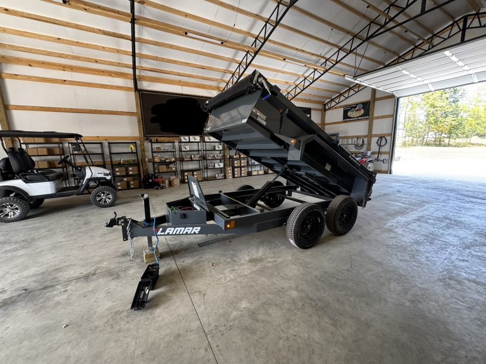 New 2027 Lamar Trailers 5x10 7k DS Mini Dump Trailer
