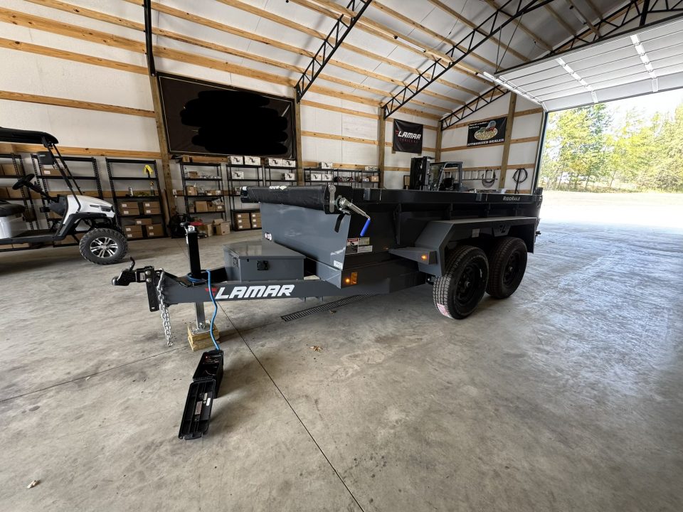 New 2027 Lamar Trailers 5x10 7k DS Mini Dump Trailer