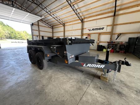 New 2027 Lamar Trailers 5x10 7k DS Mini Dump Trailer