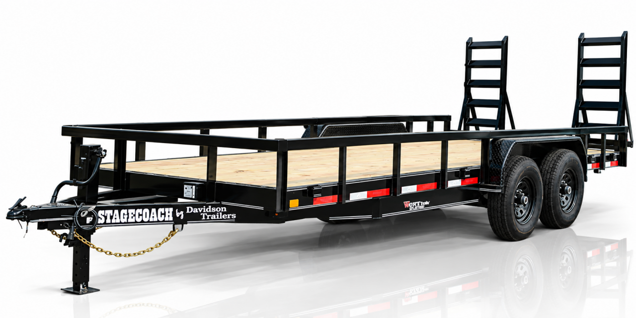 New 2027 Stagecoach Trailers 20X83 EQUIPMENT TRAILER W/7K'S