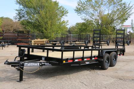 New 2027 Stagecoach Trailers 20X83 EQUIPMENT TRAILER W/7K'S