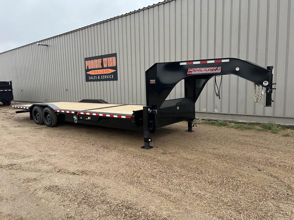 New 2026 Midsota 26' Tiltbed GN 8K Axles Tilt Trailer