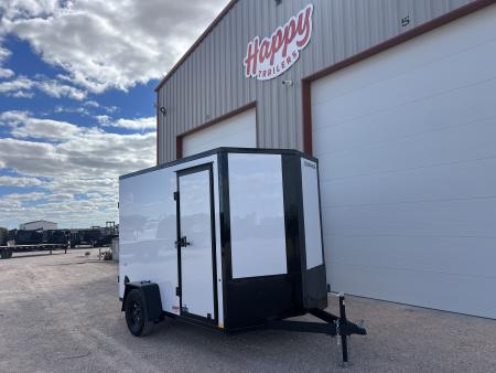 New 2027 Compass 6'x10' Enclosed Cargo Trailer - Indigo DLX