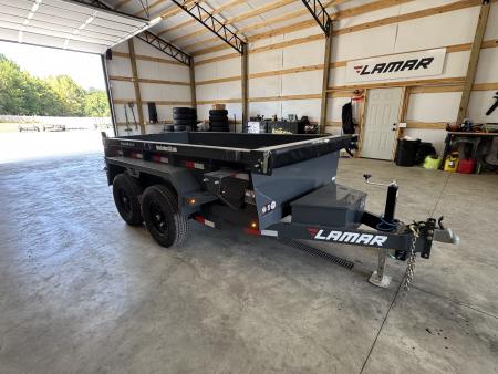 New 2027 Lamar Trailers 5x10 10k DS Mini Dump Trailer