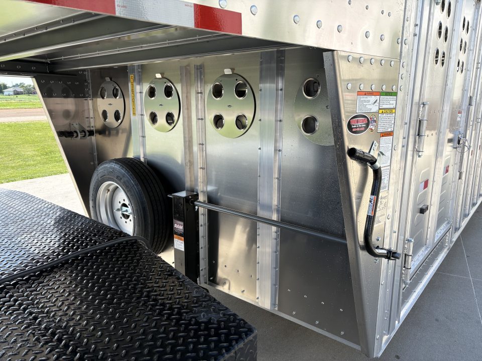 New 2027 Merritt 8x32ft Cattle Baron Livestock Trailer Triple axle