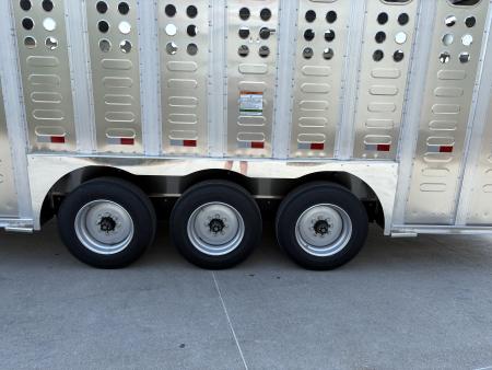 New 2027 Merritt 8x32ft Cattle Baron Livestock Trailer Triple axle