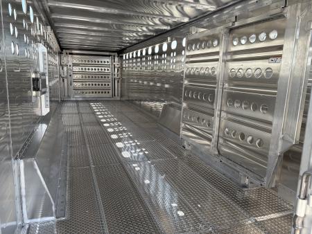 New 2027 Merritt 8x32ft Cattle Baron Livestock Trailer Triple axle