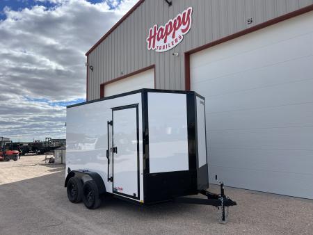 New 2027 Compass 7'x12' Enclosed Cargo Trailer - Indigo DLX