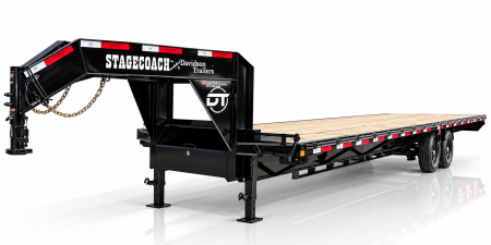 New 2027 Stagecoach 36X102 Gooseneck Flatbed
