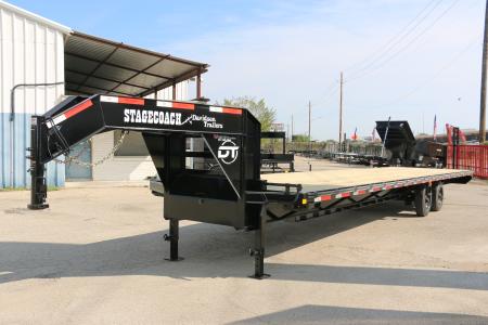 New 2027 Stagecoach 36X102 Gooseneck Flatbed