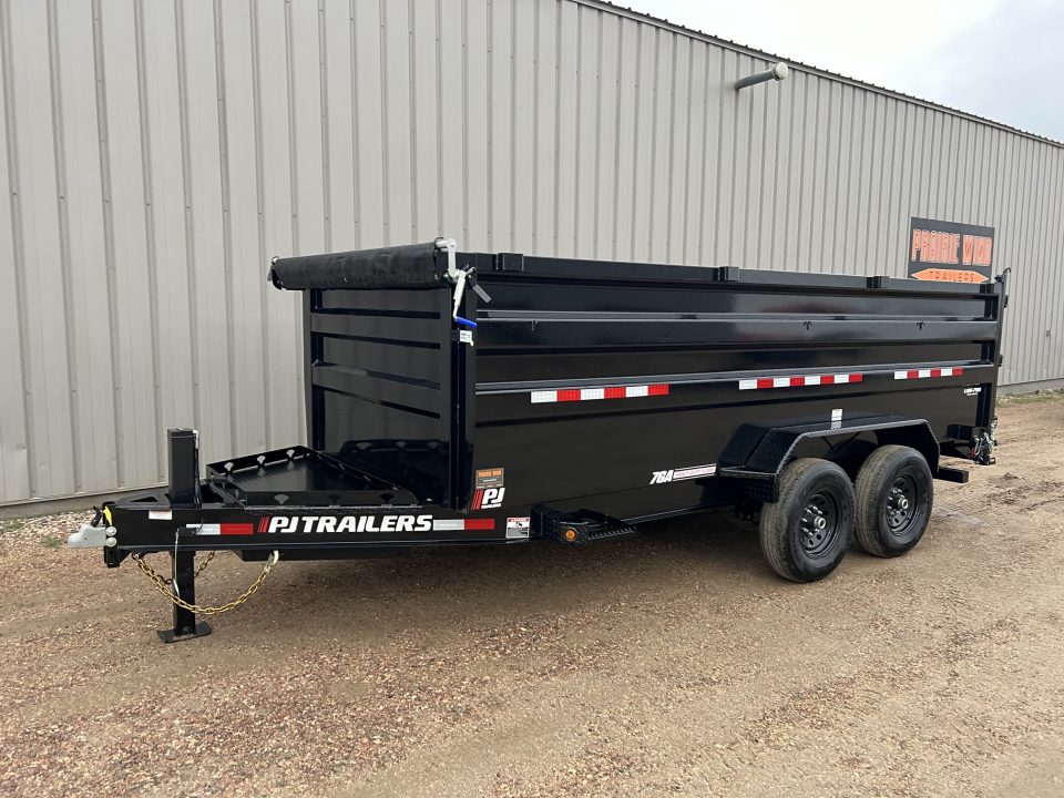 New 2027 PJ Trailers 16' DM High Side Dump Trailer