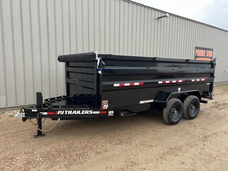 New 2027 PJ Trailers 16' DM High Side Dump Trailer