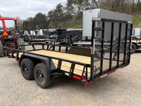 New Load Trail Utility 83x16 10k- Black