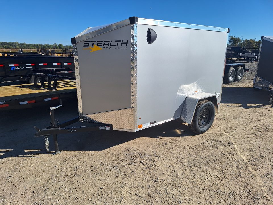 New 5x8 Cargo / Enclosed Trailer W/ Ramp Door and Side Door