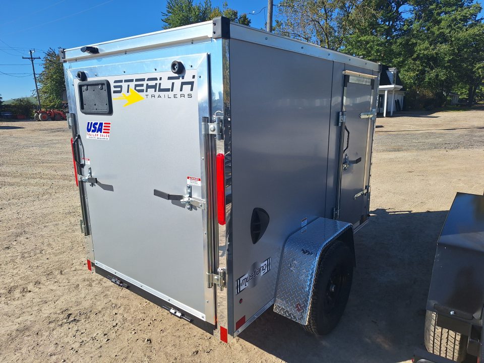 New 5x8 Cargo / Enclosed Trailer W/ Ramp Door and Side Door