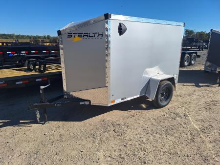 New 5x8 Cargo / Enclosed Trailer W/ Ramp Door and Side Door