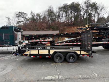 New Load Trail Utility 83x16 10K 5' HD Split Gate & Tool Box