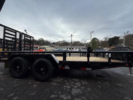 New Load Trail Utility 83x16 10K 5' HD Split Gate & Tool Box