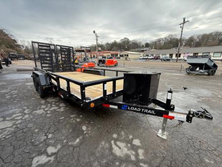 New Load Trail Utility 83x16 10K 5' HD Split Gate & Tool Box