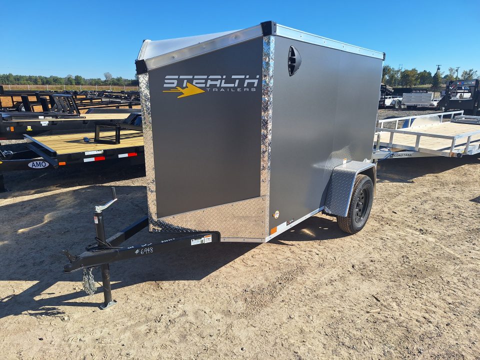New 5x8 Cargo / Enclosed Trailer W/ Ramp Door and Side Door