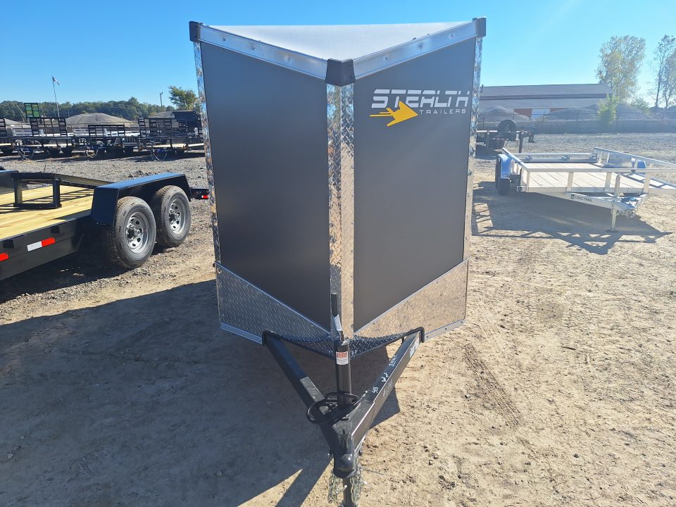 New 5x8 Cargo / Enclosed Trailer W/ Ramp Door and Side Door