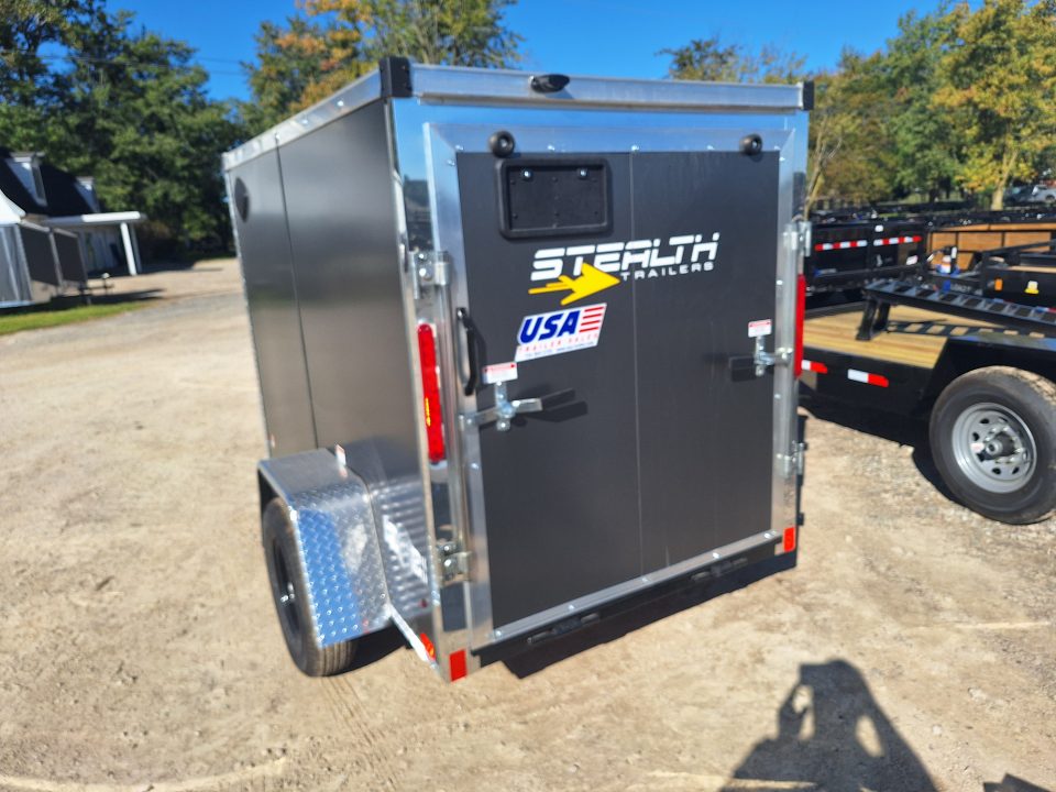 New 5x8 Cargo / Enclosed Trailer W/ Ramp Door and Side Door