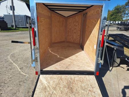 New 5x8 Cargo / Enclosed Trailer W/ Ramp Door and Side Door