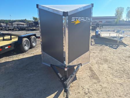 New 5x8 Cargo / Enclosed Trailer W/ Ramp Door and Side Door