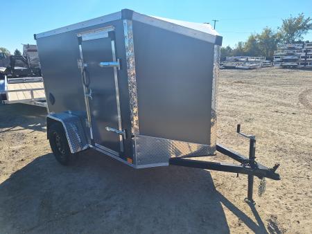 New 5x8 Cargo / Enclosed Trailer W/ Ramp Door and Side Door