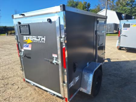 New 5x8 Cargo / Enclosed Trailer W/ Ramp Door and Side Door