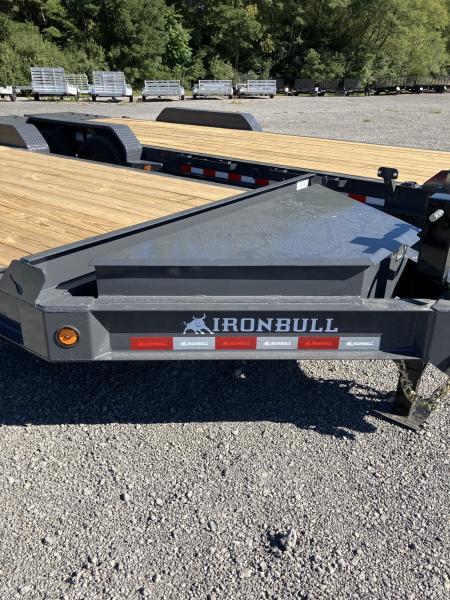 New 2027 Iron Bull 83x22 14000 GVWR 3' Dovetail w/Rampage Ramps Equipment Trailer