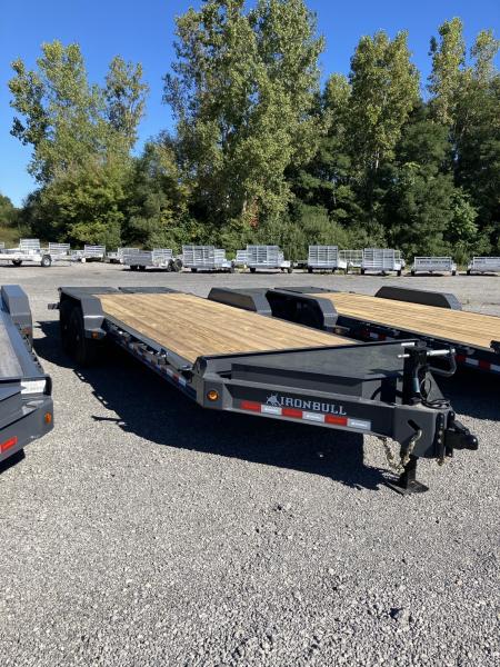 New 2027 Iron Bull 83x22 14000 GVWR 3' Dovetail w/Rampage Ramps Equipment Trailer