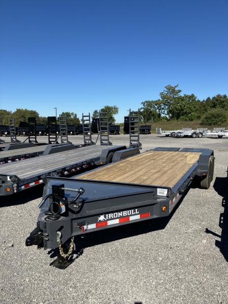 New 2027 Iron Bull 83x22 14000 GVWR 3' Dovetail w/Rampage Ramps Equipment Trailer