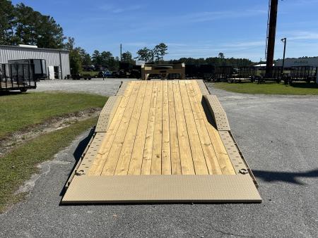 New 2027 Diamond C HXD210 Tilt Trailer, 7x24 ( 18ftTilt + 6ft Stationary ) Power Up & Down, Hydraulic Jacks, #17,250 lbs Payload, Drive Over Fenders