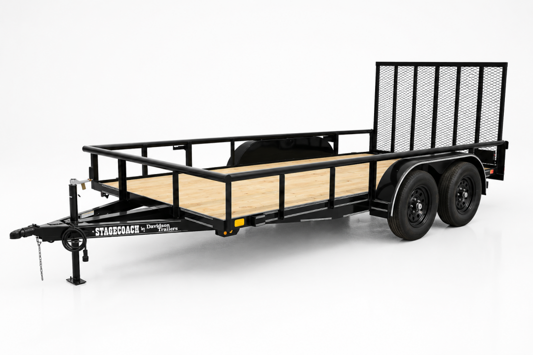 New 2027 Stagecoach 83X14 Pipe Top Tandem Axle