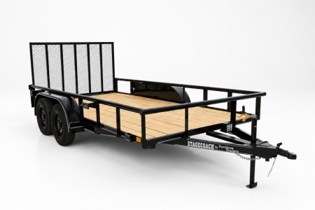 New 2027 Stagecoach 83X14 Pipe Top Tandem Axle