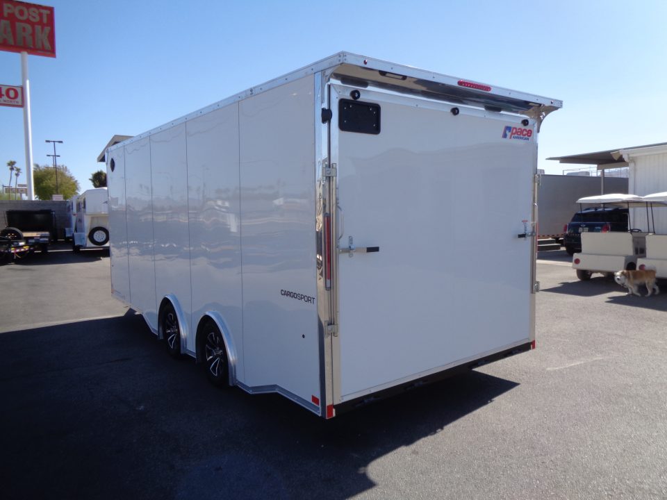 New 2027 Pace American * Cargo Sport * 8.5x20Ft Tandem Axle 7k Enclosed Race Trailer