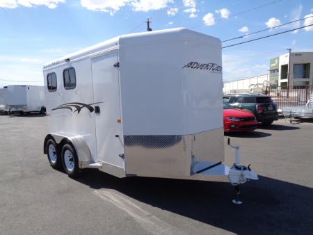 New 2027 Trails West *ADV MX II 2H * ADVENTURE MX II 2-Horse Slant Load Horse Trailer