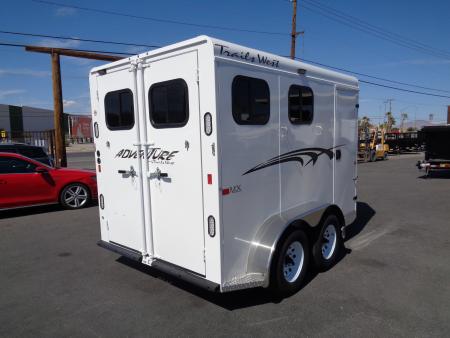 New 2027 Trails West *ADV MX II 2H * ADVENTURE MX II 2-Horse Slant Load Horse Trailer